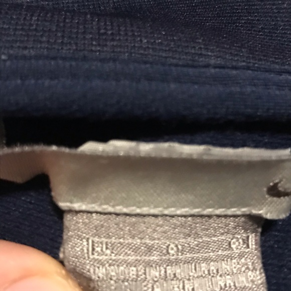 Nike Jacket Large Navy Blue - Picture 6 of 6